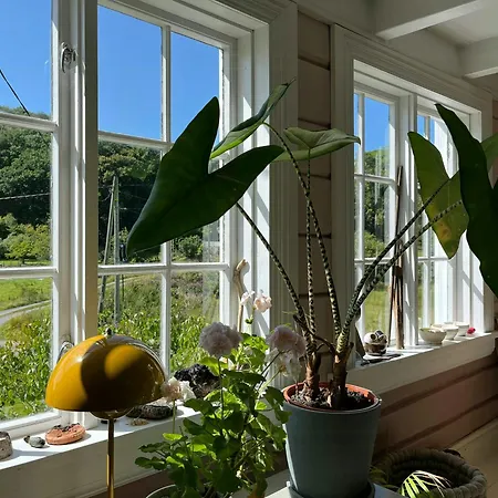 Idyllic From 1840 With Sea View In Spind فارسوند